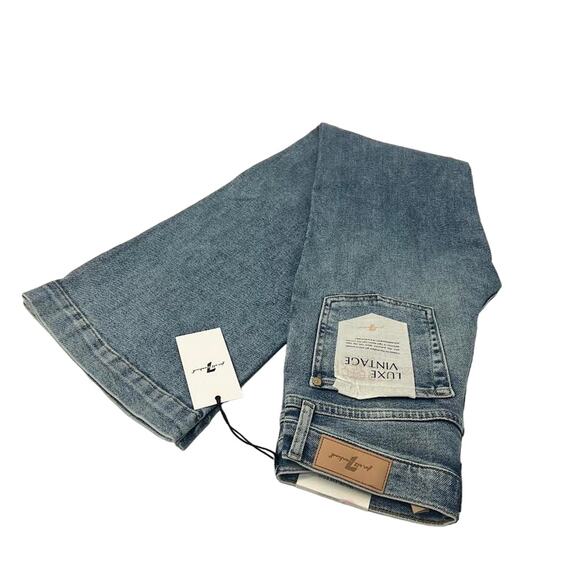 NWT! 7 FOR ALL MANKIND Tailorless Luxe Vintage Dojo in Self Made 27 - Picture 6 of 10